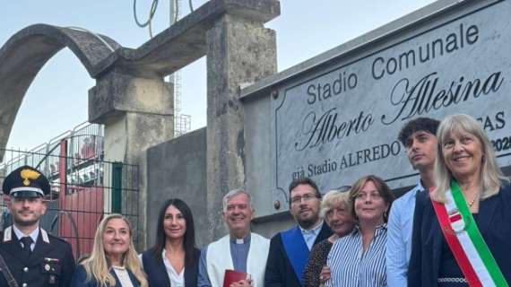 Lo stadio di Gozzano intitolato a Alberto Allesina: un tributo a un presidente indimenticabile