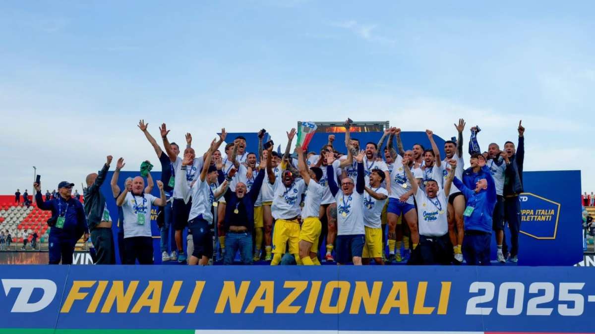 Il Bisceglie è Campione d'Italia: la Coppa Italia Dilettanti va ai nerazzurro stellati