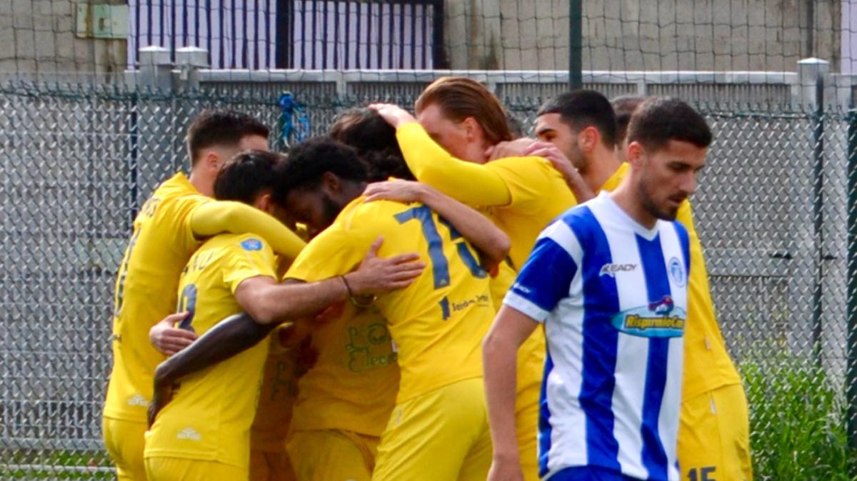 Il numero di calciatori a segno per ogni squadra del girone G di Serie D