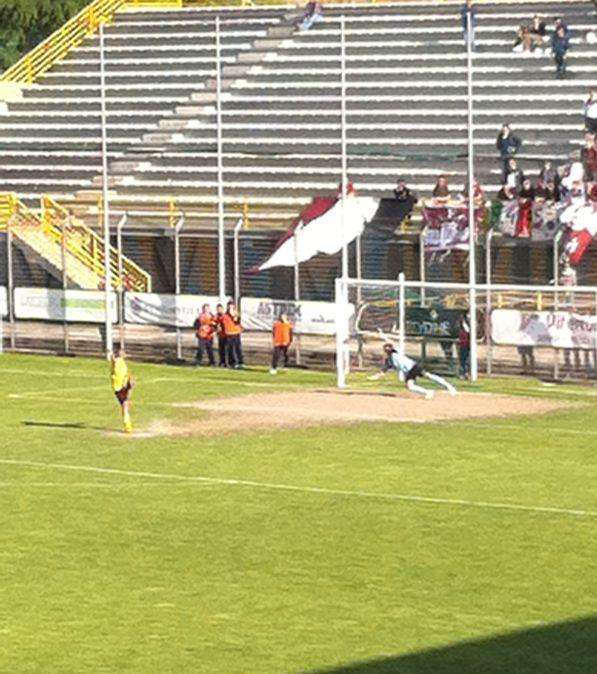 Il rigore fallito da Zuppardo