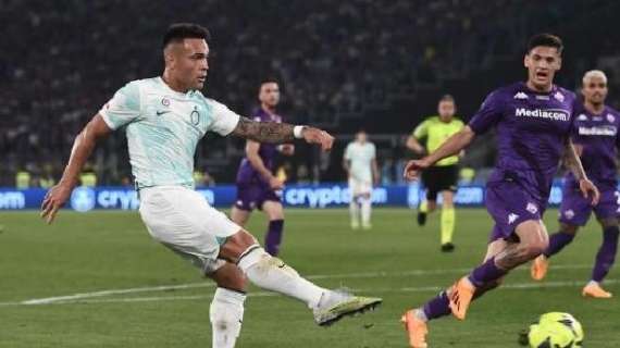 La Coppa Italia è dell'Inter. Lautaro ribalta la Fiorentina
