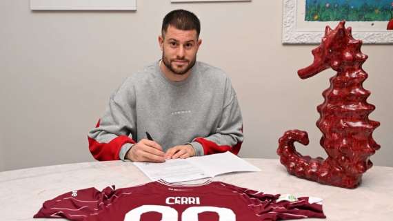 Salernitana, ha firmato Cerri. Arriva in prestito dal Como