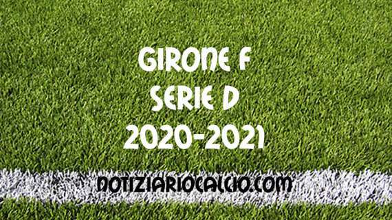 Serie D 2020-2021 - Girone F: risultati e classifica dopo i recuperi odierni