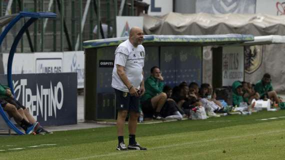 Trento, mister Tedino: «Dato un bel colpo di coda alla classifica»