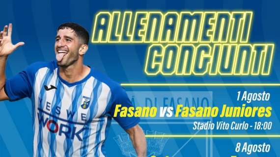 Fasano, definito il programma delle amichevoli estive