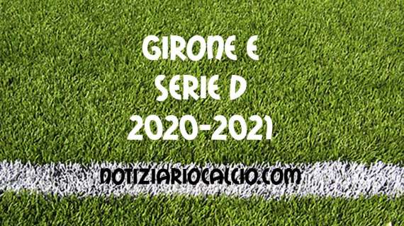 Serie D 2020-2021 - Girone E: risultati e classifica dopo i recuperi