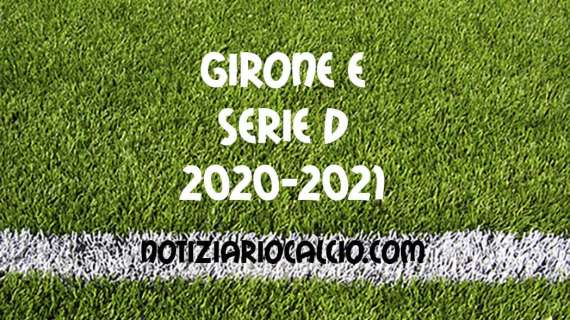 Serie D 2020-2021 - Girone E: risultati e classifica dopo il 13° turno