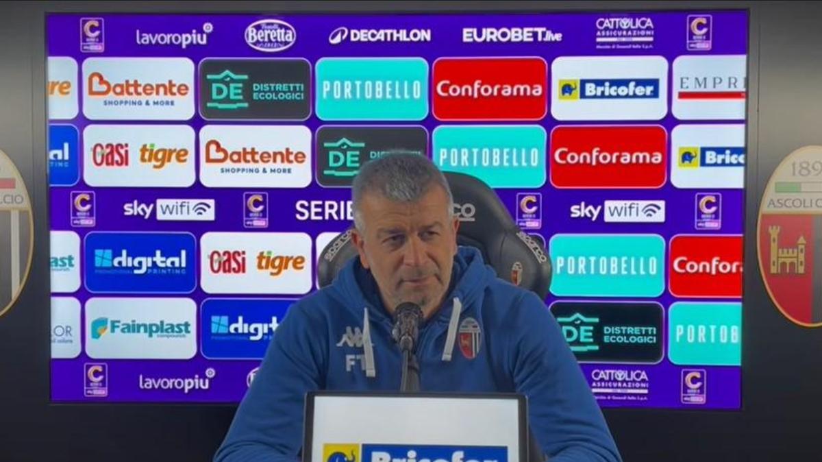 Ascoli, Tomei: «Brescia forte e organizzata, massimo rispetto»