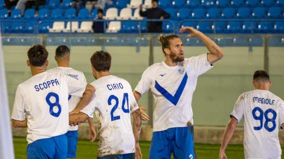 Brindisi, vittoria scoppiettante contro il Manfredonia: 5-0 che riaccende le speranze