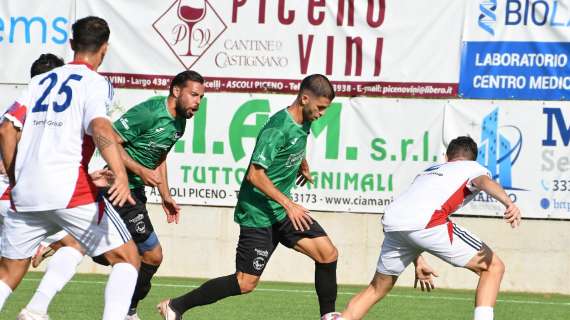 Finisce pari con gol la sfida tra Atletico Ascoli e L'Aquila