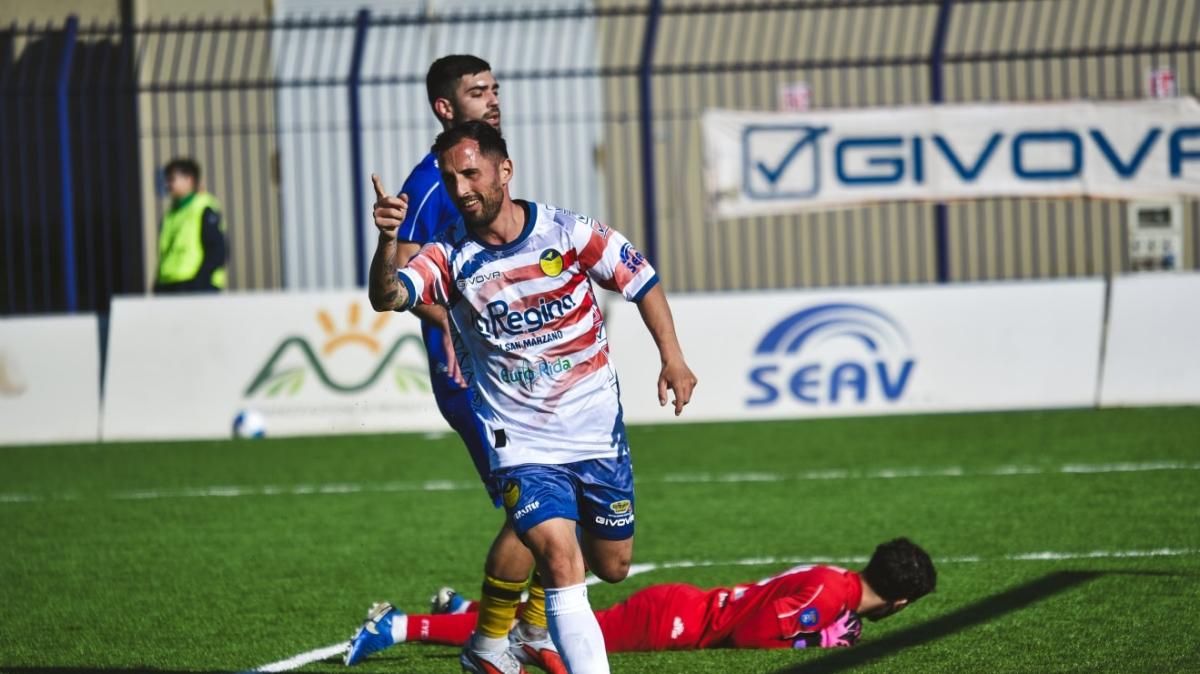 Tridente atomico e primato blindato: la Scafatese travolge il Sarrabus e vola