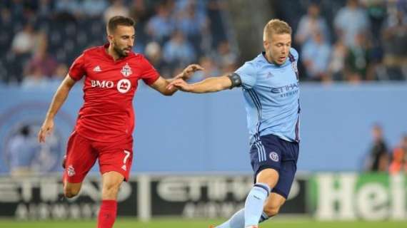 Alejandro Pozuelo's double lifts Toronto in playoff upset of top seed NYC FC