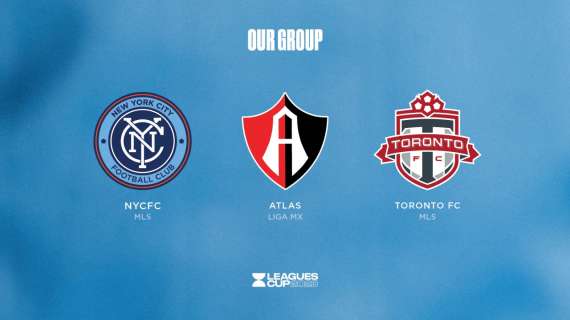 Leagues Cup | New York City Football Club Drawn Alongside Atlas F.C. and Toronto FC