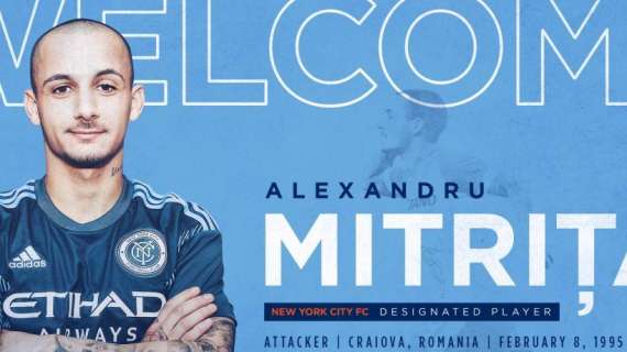 NYCFC Sign Romanian International Alexandru Mitriță