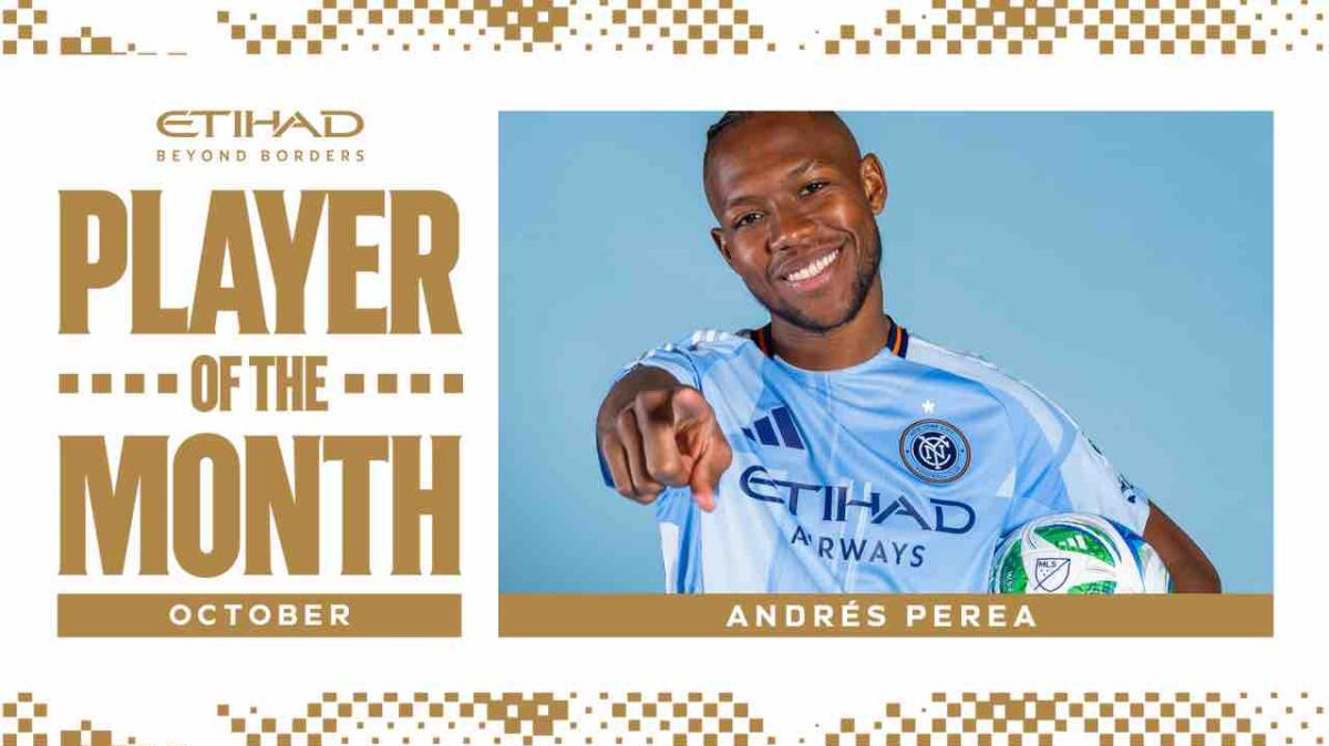 Andrés Perea Crowned Etihad Player of the Month: The Engine Behind NYCFC’s October Surge