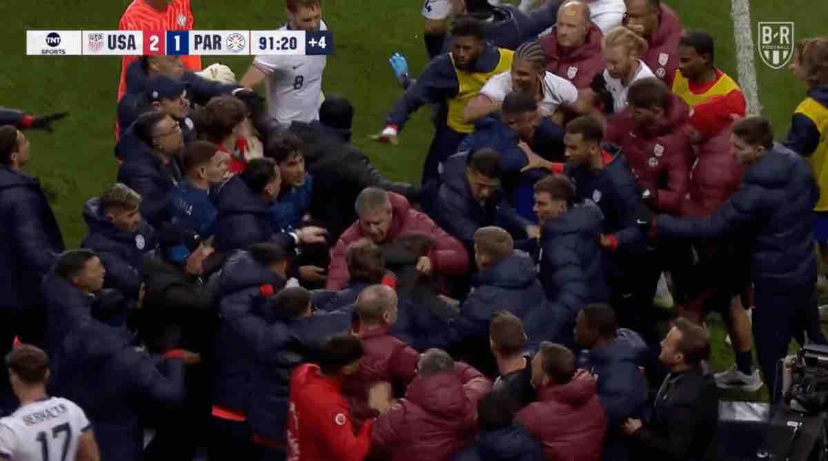 USA Beat Paraguay 2–1 in Intense Friendly, but a Wild Sideline Brawl Steals the Spotlight | VIDEO