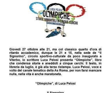 "Olimpiche", a Viterbo la "quinta" di Luca Pelosi