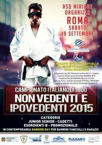 Judo per ipovedenti e ciechi, a Roma assegnati i titoli italiani