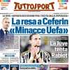 Tuttosport sulla Juve: "La resa a Ceferin: 'Minacce UEFA'"