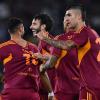 Serie A, la Roma vince 2-0 contro l'Udinese e va alla sosta da capolista