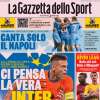 La prima pagina de La Gazzetta dello Sport sul pari nerazzurro: "Ci pensa la vera Inter"