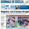 L'apertura di oggi del Giornale di Sicilia: "Palermo, che inizio: sbancata Parma"