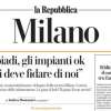 La Repubblica ed. Milano: "Per San Siro domani vertice Sala, Inter e Milan"