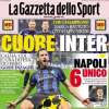 L'apertura de La Gazzetta dello Sport dopo l'1-0 al Barcellona: "Cuore Inter"