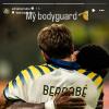 Bernabè esalta la prova del compagno Keita sui social: "My bodyguard!"