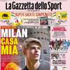 L’apertura odierna de La Gazzetta dello Sport su De Ketelaere a San Siro: “Milan casa mia”