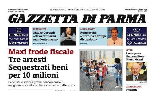 Gazzetta di Parma: "Kulusevski: Sfortuna e troppe distrazioni"