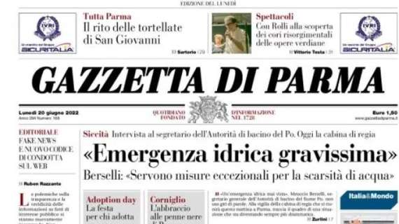 L'apertura della Gazzetta di Parma: "Via alla campagna abbonamenti. Si comincia il 30 di giugno"