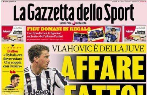 La Gazzetta dello Sport su Vlahovic-Juventus: "Affare fatto!"