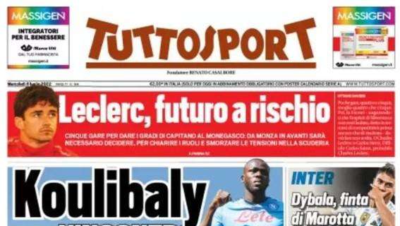 Tuttosport: "Koulibaly l'incontro, Di Maria le visite, Pogba lo sbarco"