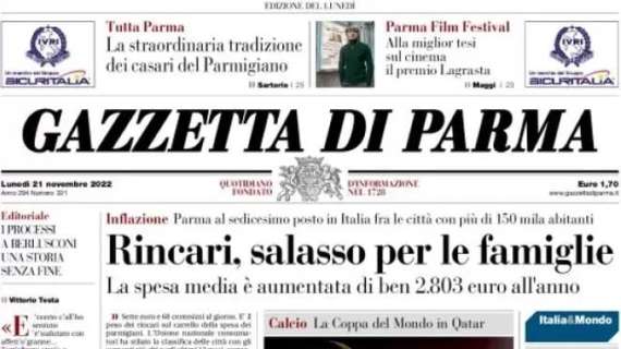 Gazzetta di Parma: "Vazquez si adatta al nuovo ruolo di mediano"