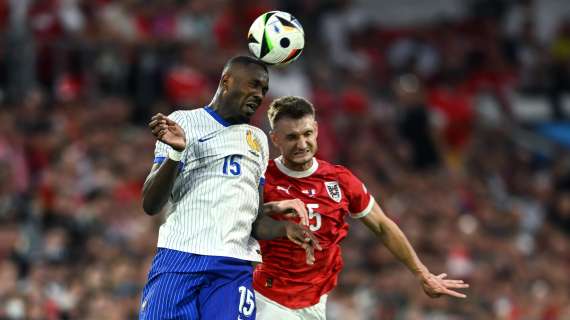 Euro24, la Francia soffre ma vince contro l'Austria con un'autorete di Wober 