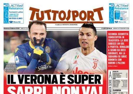 Tuttosport: "Il Verona è super. Sarri non va"