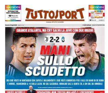 Tuttosport sulla Juventus: "Mani sullo scudetto"