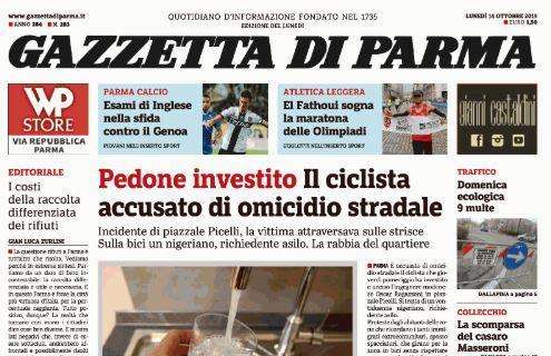 Gazzetta di Parma: "Esami di Inglese contro il Genoa"