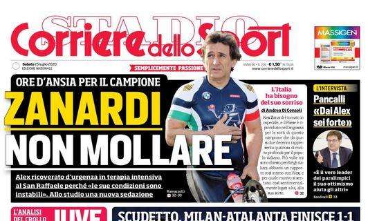  Corriere dello Sport: "Zanardi, non mollare"