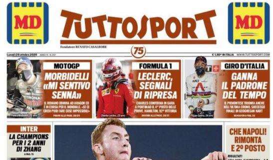 L'apertura di Tuttosport: "Iella Juve, Milan da fuga"