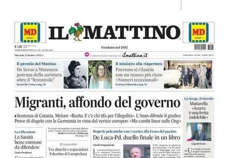 Champions, il Napoli si prepara al grande appuntamento. Il Mattino apre: "La notte Real"