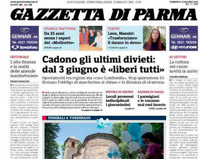 Gazzetta di Parma: "Il Massimo dell'esultanza: quando Barbuti tirava giù le reti"