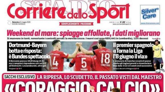 L'apertura del Corriere dello Sport: "Mercato, che bomba!"