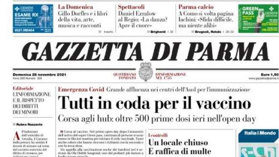 Gazzetta di Parma: "A Como si volta pagina"