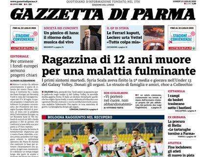Gazzetta di Parma: "Raggiunta quota 40. Sotto di 2 gol al 93' il Parma trova il 2-2"