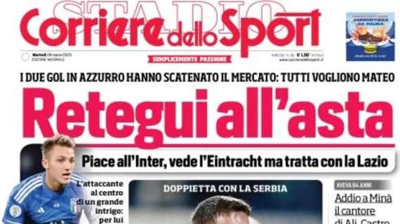 Corriere dello Sport sul futuro di Mateo: "Retegui all'asta"