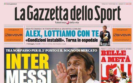 La Gazzetta dello Sport: "Inter, Messi bene"