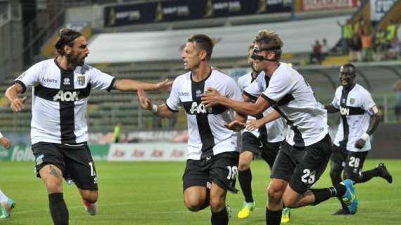 Parma-Albinoleffe 1-0, crociati spreconi ma vincenti: decide Evacuo 