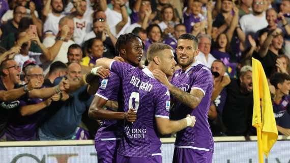 Serie A, spettacolo al Franchi: la Fiorentina batte 3-2 l'Atalanta